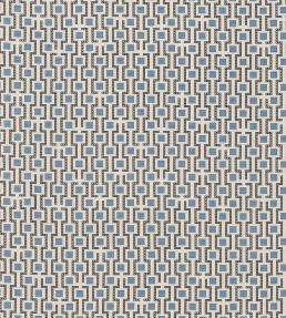 Hector Fabric by Vanderhurd Azure/Natural