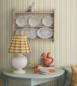 Hedda Wallpaper by Borastapeter Yellow