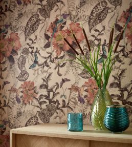 Hedgerow Wallpaper by 1838 Wallcoverings Copper