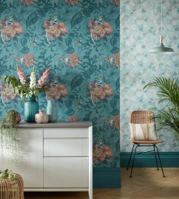 Hedgerow Wallpaper by 1838 Wallcoverings Mineral