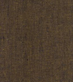 Hedgerow Herringbone Fabric by Ian Mankin Truffle