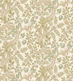 Hedgerow Wallpaper by Josephine Munsey Cream and Olive
