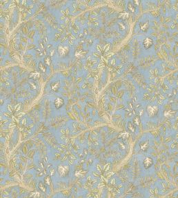 Hedgerow Wallpaper by Josephine Munsey Light Blue