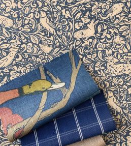 Hedgerow Wallpaper by Mulberry Home Espresso