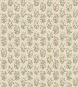 Heirloom Sprig Wallpaper by Mulberry Home Aqua/Green