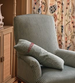 Helia Stripe Fabric by Jane Churchill Blue
