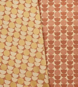 Helios Fabric by Casal Orange Brulee