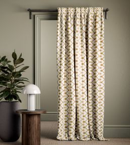 Hemlock Fabric by Clarke & Clarke Mustard