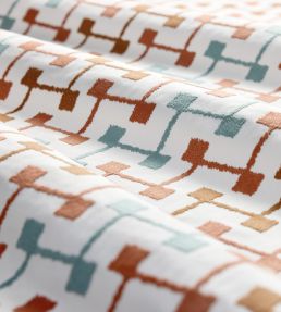 Hemlock Fabric by Clarke & Clarke Rust