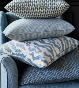 Hendrick Fabric by Thibaut Teal