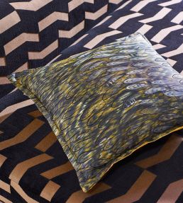 Hennings Fabric by Zoffany Tigers Eye/Ink