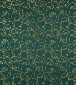 Henri Fabric by Ashley Wilde Emerald