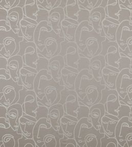 Henri Fabric by Ashley Wilde Silver