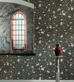 Henrietta's Trail Wallpaper by Zoffany Perfect White
