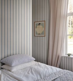 Henrik Wallpaper by Sandberg Light Blue