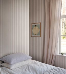 Henrik Wallpaper by Sandberg Pink