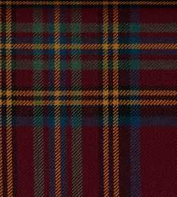 Hepburn Mtd Fabric by The Isle Mill Red