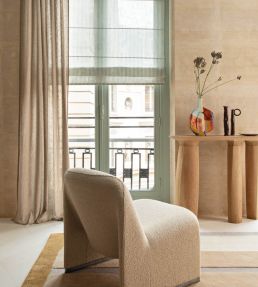 Hera Fabric by Casamance Acier