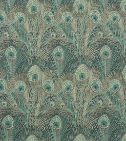 Hera Feather in Ladbroke Linen Fabric by Liberty Jade