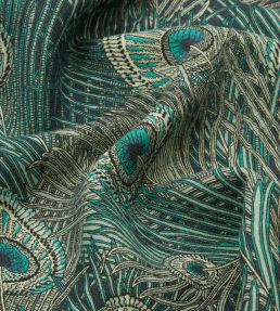 Hera Feather in Ladbroke Linen Fabric by Liberty Jade