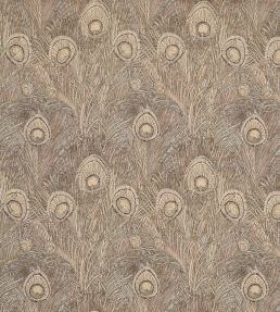 Hera Feather in Vintage Velvet Fabric by Liberty Pewter