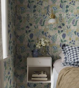 Herbarium Wallpaper by Borastapeter Green