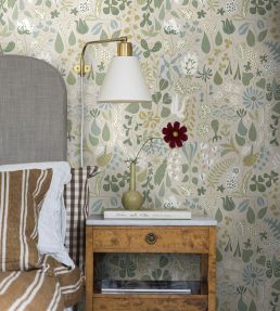 Herbarium Wallpaper by Borastapeter Leaf