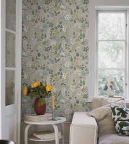 Herbarium Wallpaper by Borastapeter Leaf