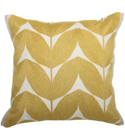 Herbes Folles Cushion 45 x 45cm by Maison Casamance Moutarde