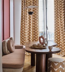 Herbes Folles Fabric by Casamance Anthracite