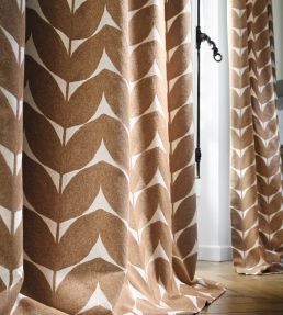 Herbes Folles Fabric by Casamance Anthracite