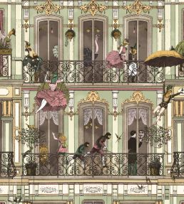 Heritage House Wallpaper by Brand McKenzie Pear Drop