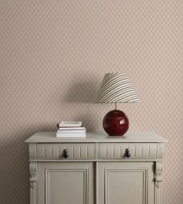Herman Wallpaper by Borastapeter Blush