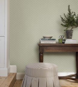 Herman Wallpaper by Borastapeter Soft Green