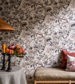 Herons Wallpaper by Langelid Von Bromssen Trench Coat
