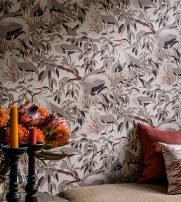 Herons Wallpaper by Langelid Von Bromssen Trench Coat