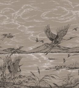 Herons Poetry Mural by Coordonne Jute
