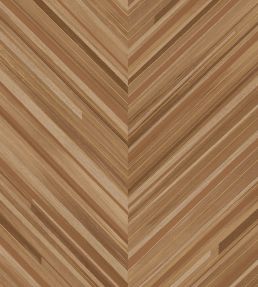 Herringbone Wallpaper by Eijffinger Brown/Copper