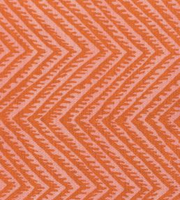 Herringbone Resist Fabric by Titley and Marr Paprika & Rose