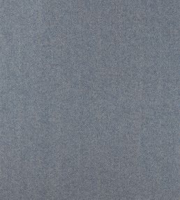 Herringbone Fabric by The Isle Mill Azure