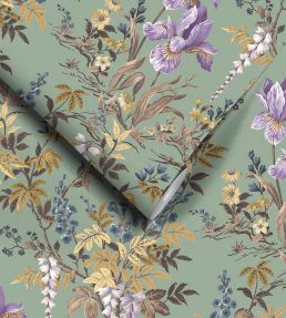 Hestia Wallpaper by Woodchip & Magnolia Garlic Green