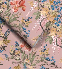 Hestia Wallpaper by Woodchip & Magnolia Salmon Pink