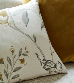 Hidcote Fabric by James Hare Natural/Gold
