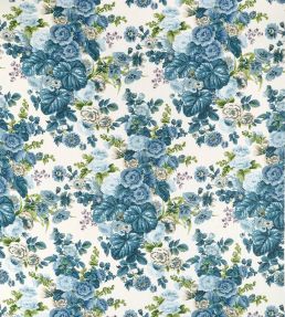 Hidcote Fabric by Thibaut Lavender and Blues