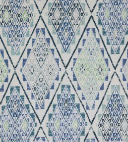Hideaway Fabric by Christopher Farr Cloth Indigo