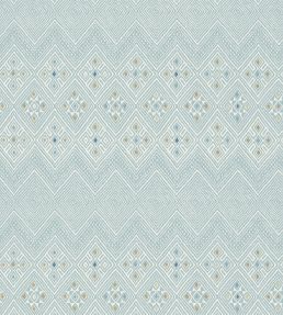 High Plains Wallpaper by Thibaut Spa Blue