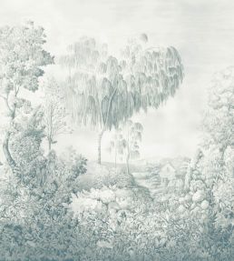 Highgrove Arboretum Mural by Sanderson Ether Blues