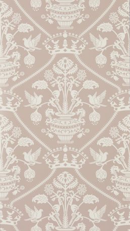 Highgrove Damask Wallpaper by Sanderson Rose