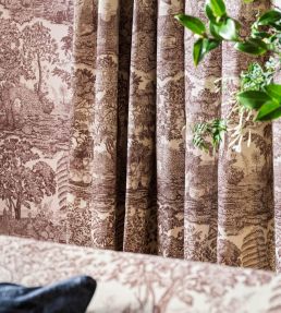 Highgrove Toile Fabric by Sanderson Tetbury Blue