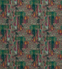 Hillcrest Fabric by Studio G Forest/Raspberry